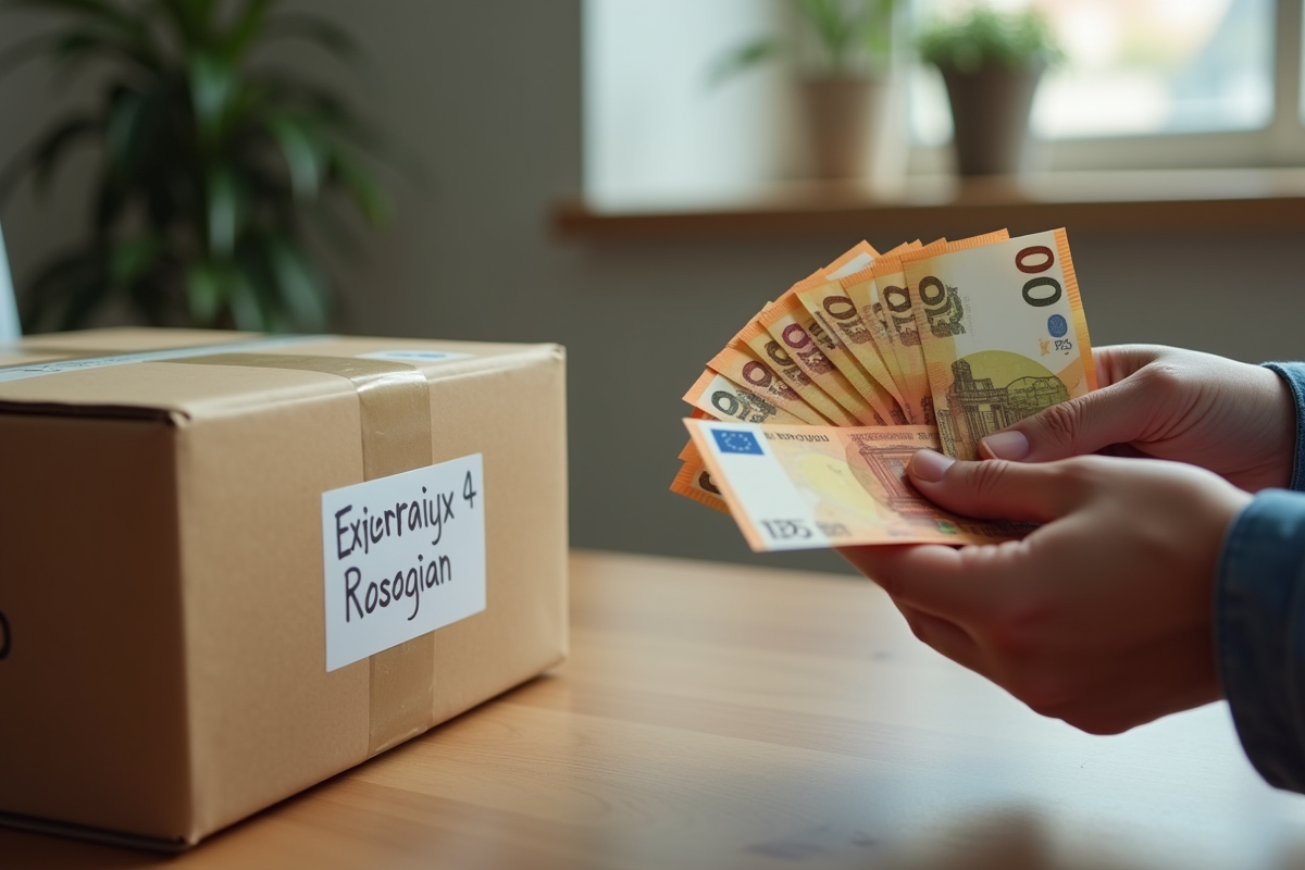 Mains tenant des billets d